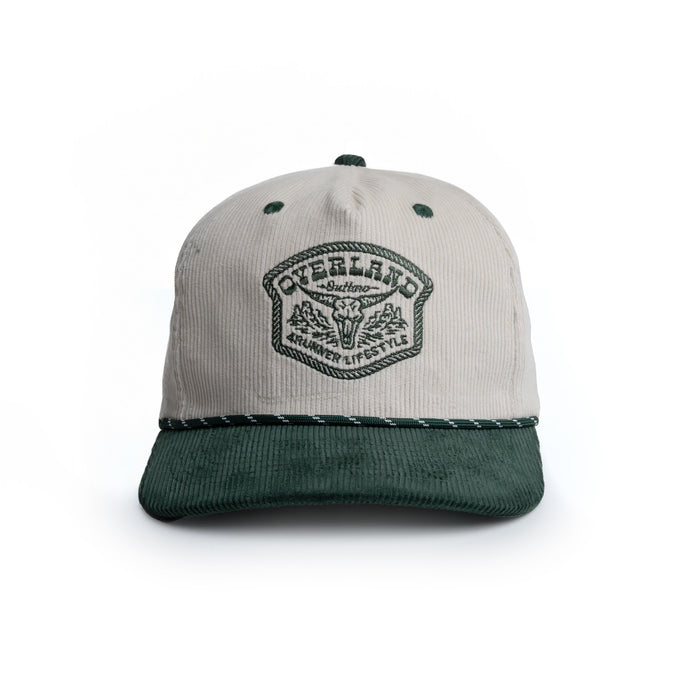 4Runner Lifestyle Overland Outlaw Cream/Green Corduroy Hat