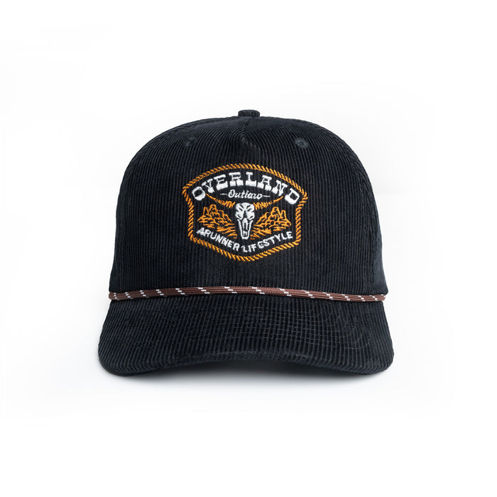 4Runner Lifestyle Overland Outlaw Black Corduroy Hat