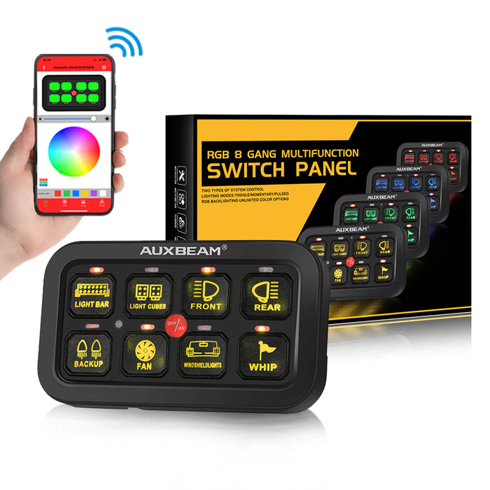 Auxbeam Gang RGB Switch Panel Kit — 4Runner Lifestyle